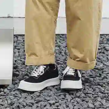 时尚舒适透气潮流 生活休闲 低帮 帆布鞋 男款