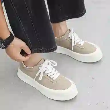 时尚舒适透气潮流 生活休闲 低帮 帆布鞋 男款