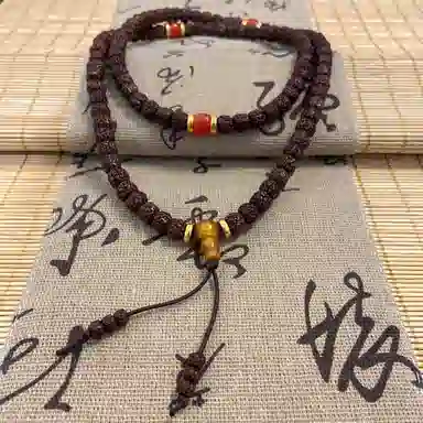 耳玺 多圈叠戴国风传统复古风高级感手持盘玩串珠中式转运珠小众创意设计感国潮 金刚菩提 手串 男女同款情侣款