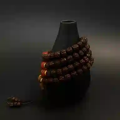 耳玺 多圈叠戴国风传统复古风高级感手持盘玩串珠中式转运珠小众创意设计感国潮 金刚菩提 手串 男女同款情侣款