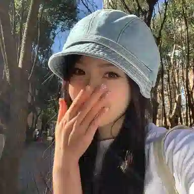 优幽兰 韩版百搭大头围显脸小水洗牛仔帽文艺复古简约画家帽时尚高级感 棉 贝雷帽 女款