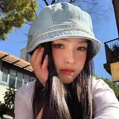 优幽兰 韩版百搭大头围显脸小水洗牛仔帽文艺复古简约画家帽时尚高级感 棉 贝雷帽 女款