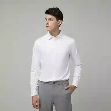 网易严选 高级感长绒棉商务职业正装免烫长袖衬衫 男款