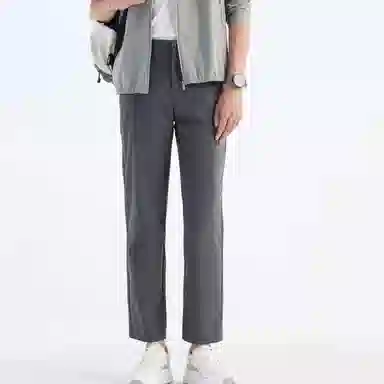 九牧王男裤专家 纯色时尚简约百搭潮流休闲裤 男款