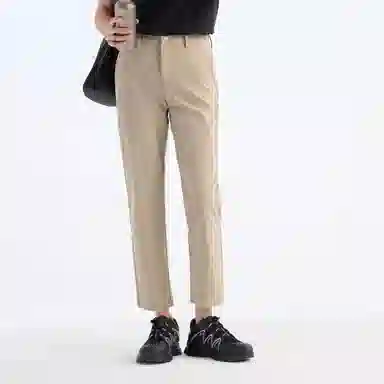 九牧王男裤专家 纯色时尚简约百搭潮流休闲裤 男款