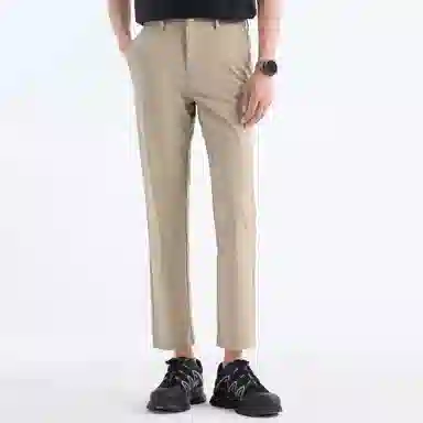 九牧王男裤专家 纯色时尚简约百搭潮流休闲裤 男款
