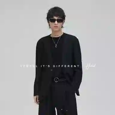 HERBEL Loose Fit Blazer Black