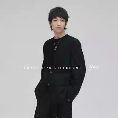 HERBEL Loose Fit Blazer Black