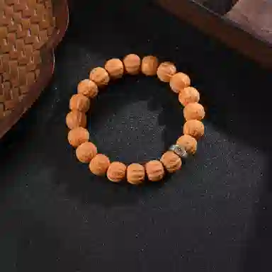 檀纳 【收藏级文玩】招财京八棱精雕手感 财源滚滚转运文玩原籽雕刻 猴头核桃 手串 男女同款情侣款