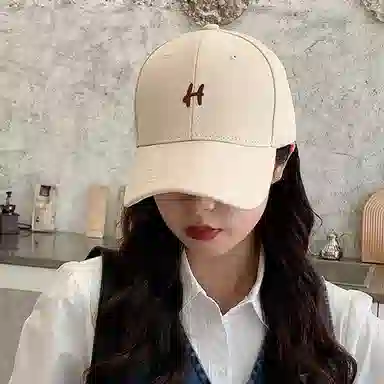 啄木鸟 新款遮阳棒球帽子春夏季韩版潮宽檐显脸小太阳帽 棉涤 鸭舌帽 男女同款情侣款