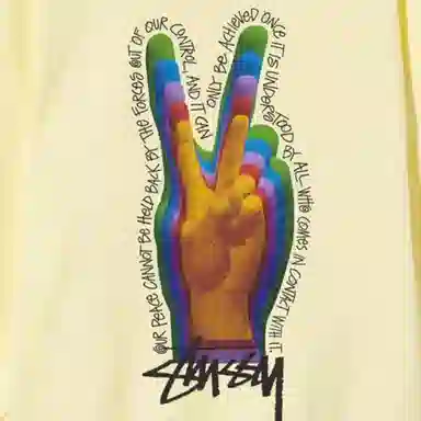 Stussy Peace Sign Crew