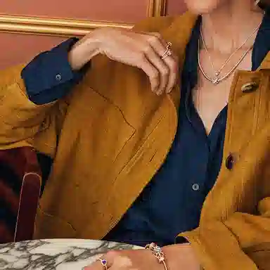 Pandora Shimmering Heart Necklace Rose Gold