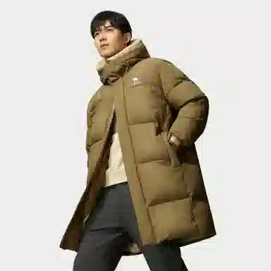 CAMEL Warm Fleece Series Down Jacket