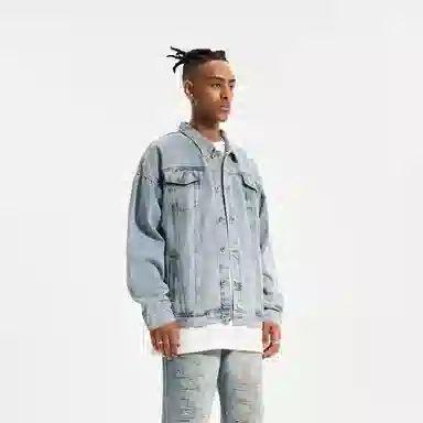 YearnObtainRainbow Denim Jacket