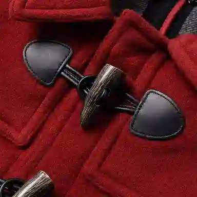 Burberry Duffle Coat Red