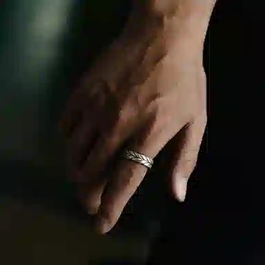 IDEAGEMER Wheat Ear Ring