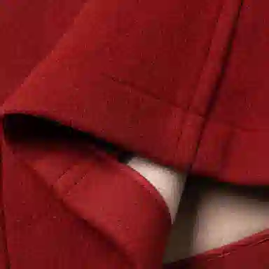 Burberry Duffle Coat Red