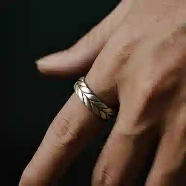 IDEAGEMER Wheat Ear Ring