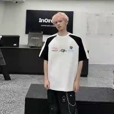 DAREASY Raglan T-Shirt Black