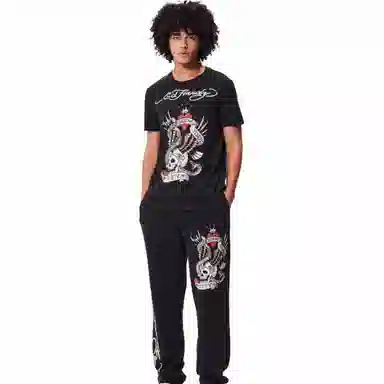 Ed Hardy FW24 Black Tee