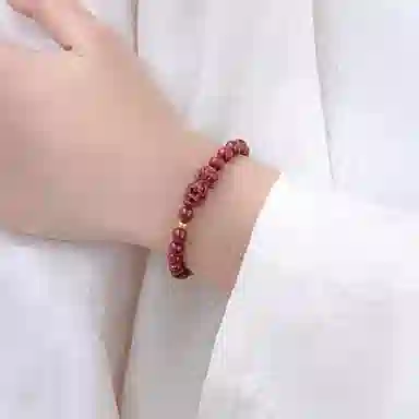 恋朵 国风新中式 招财貔貅 诸事顺利 高级感#好运 再造辰砂朱砂 手串 男女同款情侣款