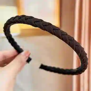 如花梦 发捆洗脸专用压发头箍高级感带齿防滑碎发发卡头饰 布艺 发箍 女款