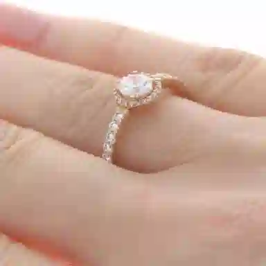 Pandora 925 Silver Ring Rose Gold