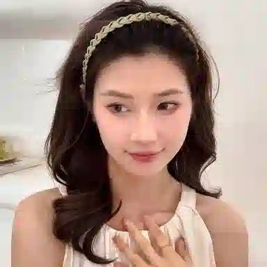 如花梦 发捆洗脸专用压发头箍高级感带齿防滑碎发发卡头饰 布艺 发箍 女款