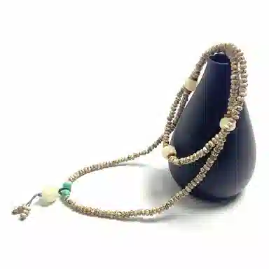 耳玺 多圈叠戴炭烧猫爪莲花国风传统复古风高级感手持盘玩串珠中式转运珠小众创意设计感国潮 星月菩提 手串 男女同款情侣款