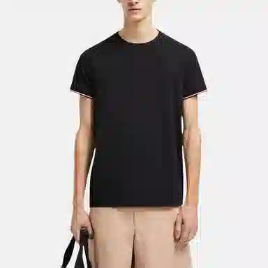 Moncler 3-Color Trimmed Cotton T-Shirt T