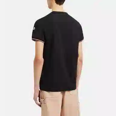 Moncler 3-Color Trimmed Cotton T-Shirt T