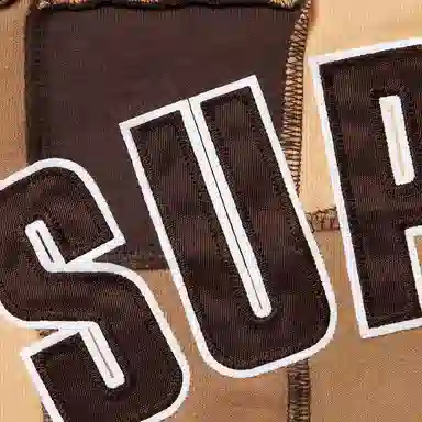 Supreme SS22 Week 17 Reverse Patchwork Zip Up Hooded Sweatshirt