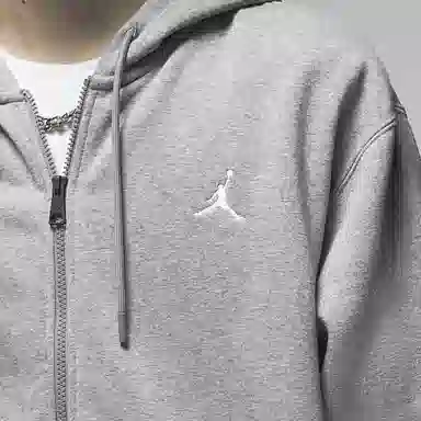 Jordan Essentials Hoodie Jacket Dark Grey