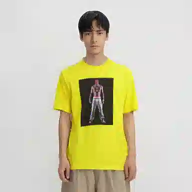 Supreme Tupac Hologram Tee Yellow