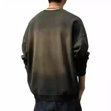 贵色 渐变水洗长袖卫衣 男款