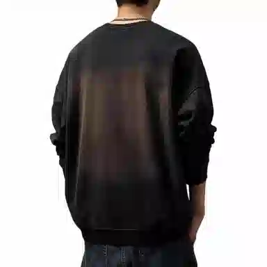 贵色 复古圆领长袖卫衣 男款