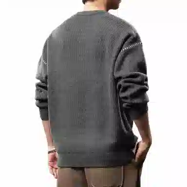 贵色 主题系列 圆领休闲保暖针织衫 男款