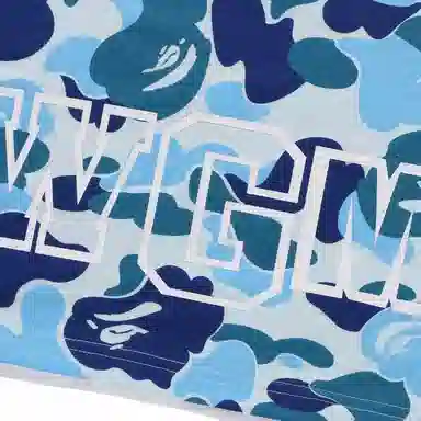 A BATHING APE Shark WGM Camo T-Shirt