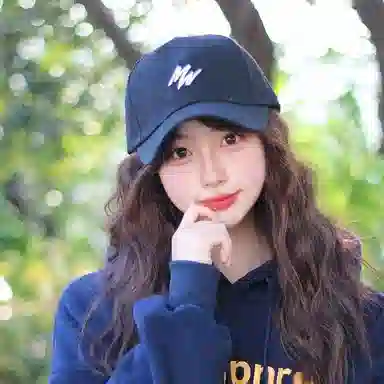 【学院风藏青色集】 啄木鸟 简约百搭书卷气质显肤白 日韩潮流设计休闲时尚软顶宽檐大头围巾显脸小遮阳防晒 棉 鸭舌帽 男女同款情侣款