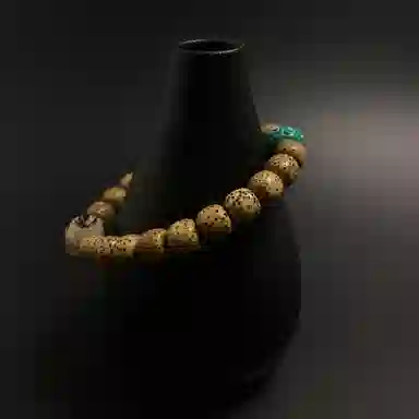 耳玺 雕刻莲花国风传统复古风小众创意设计感国潮高级感手持盘玩串珠中式转运珠 星月菩提 手串 男女同款情侣款