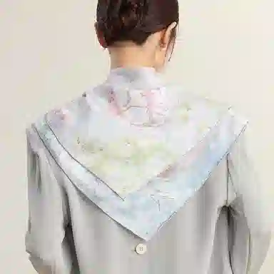 上海故事 牡丹疏影 礼盒装 桑蚕丝 丝巾 女款