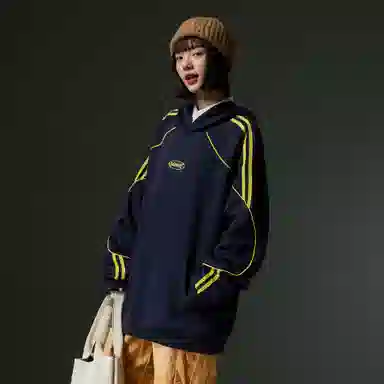 DOKI Retro Striped Hoodie