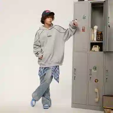 DOKI Retro Striped Hoodie