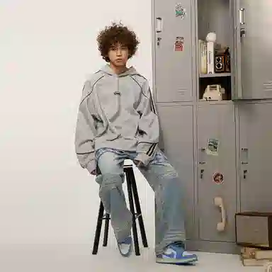 DOKI Retro Striped Hoodie