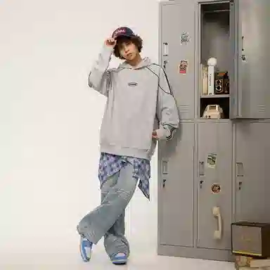 DOKI Retro Striped Hoodie