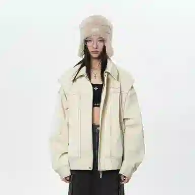 BJHG Cleanfit PU Flight Jacket