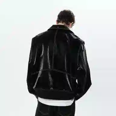 BJHG Cleanfit PU Flight Jacket