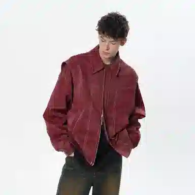 BJHG Cleanfit PU Flight Jacket