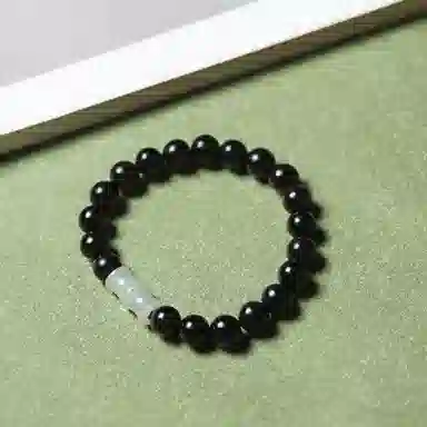 嘉福莱 竹报平安 节节高升 清雅竹节油润光亮 素雅小众中国风 黑檀 手串 男女同款情侣款