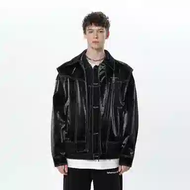 BJHG Cleanfit PU Flight Jacket